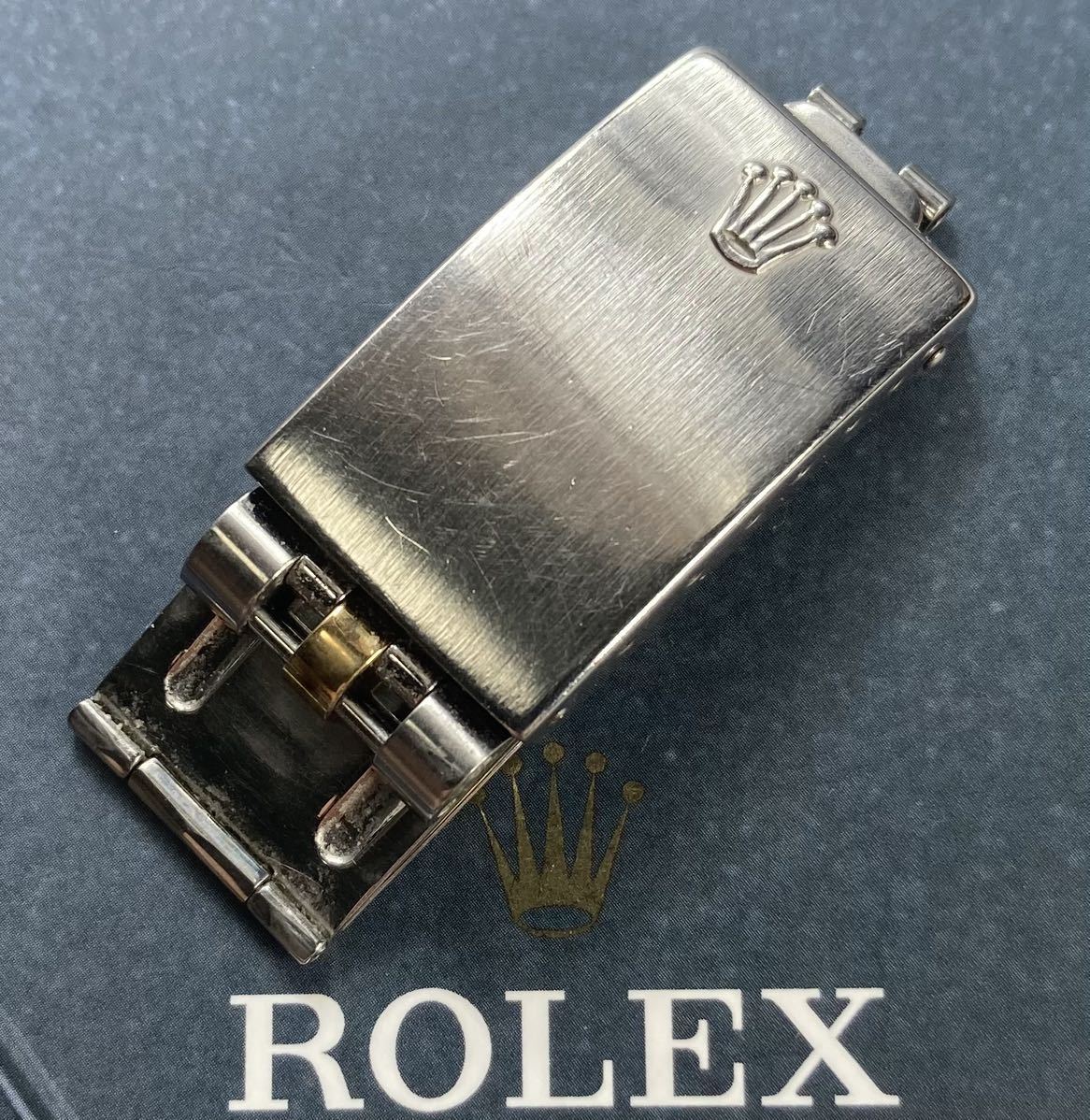 Dクラスプ 1979年 62523.H14 ロレックス デイトジャスト コンビ ジュビリーブレス用 20mm 16233 16013 16713 ROLEX DATEJUST clasp ベルト_画像1