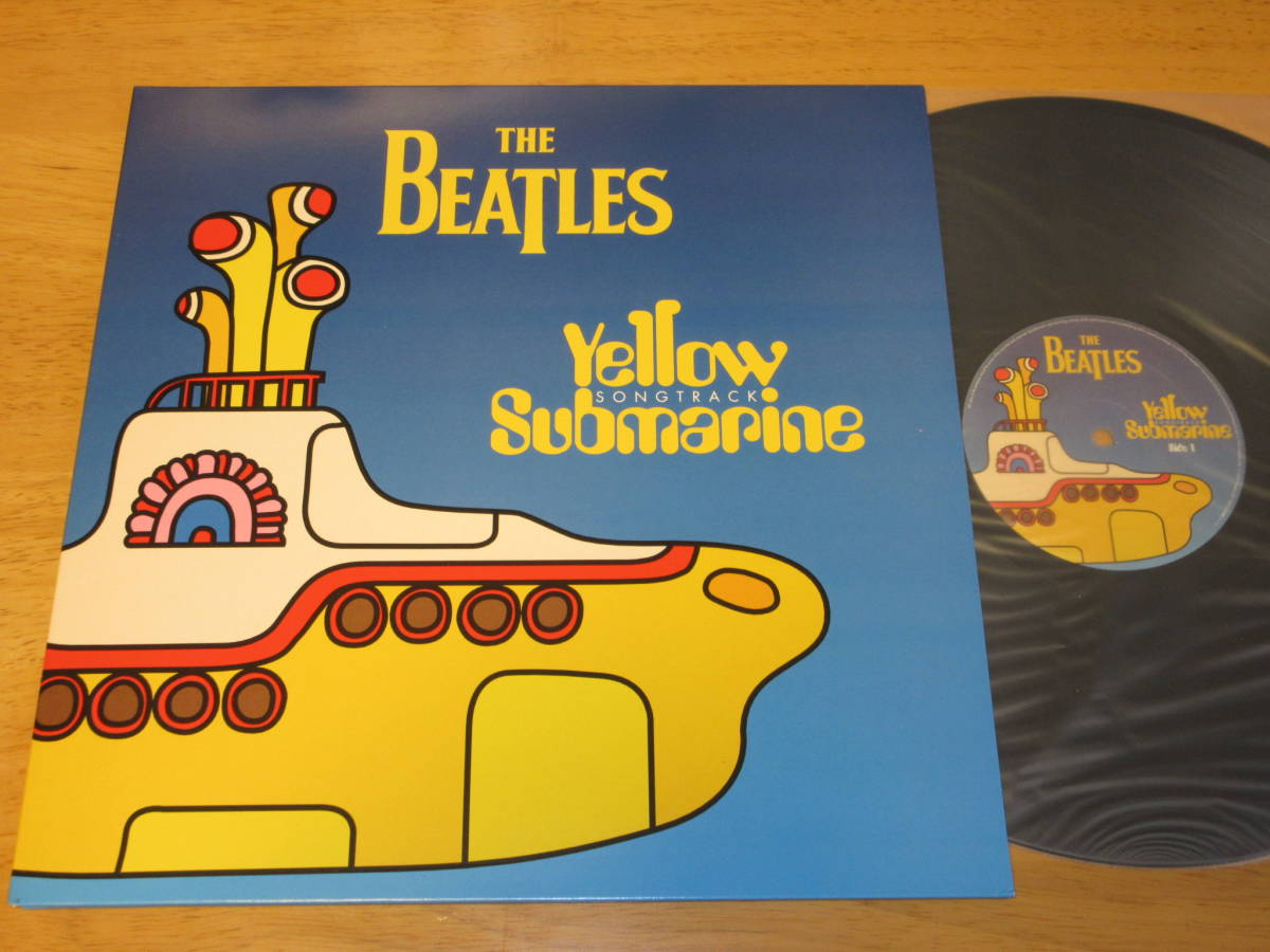 ◆◇THE BEATLES(ザ・ビートルズ)【YELLOW SUBMARINE(イエロー・サブマリン)(黒盤)】EU盤LP◇◆の画像1