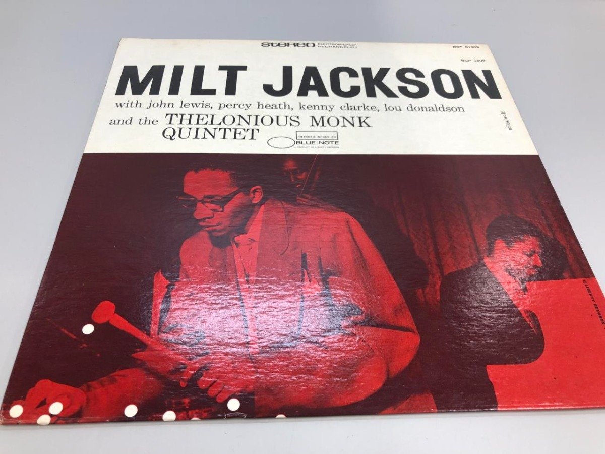 ▼　【LPレコード　ミルト・ジャクスン傑作集　MILT JACKSON　BLUE NOTE】081-02308_画像1