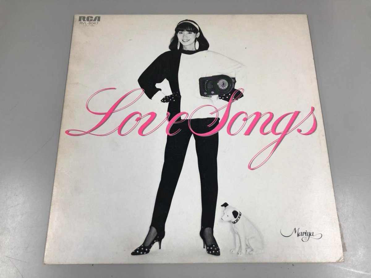 V [LP record Love Songslavu*songs Takeuchi Mariya RVL-8047]073-02308