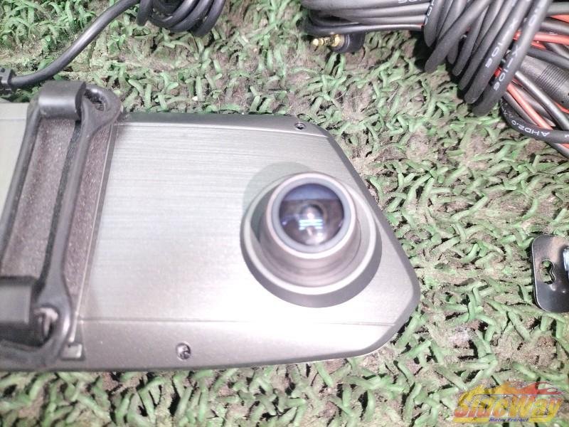 M_エクシーガ(YA5)使用社外ミラー型 ドライブレコーダー 前後カメラ【909S】_画像3