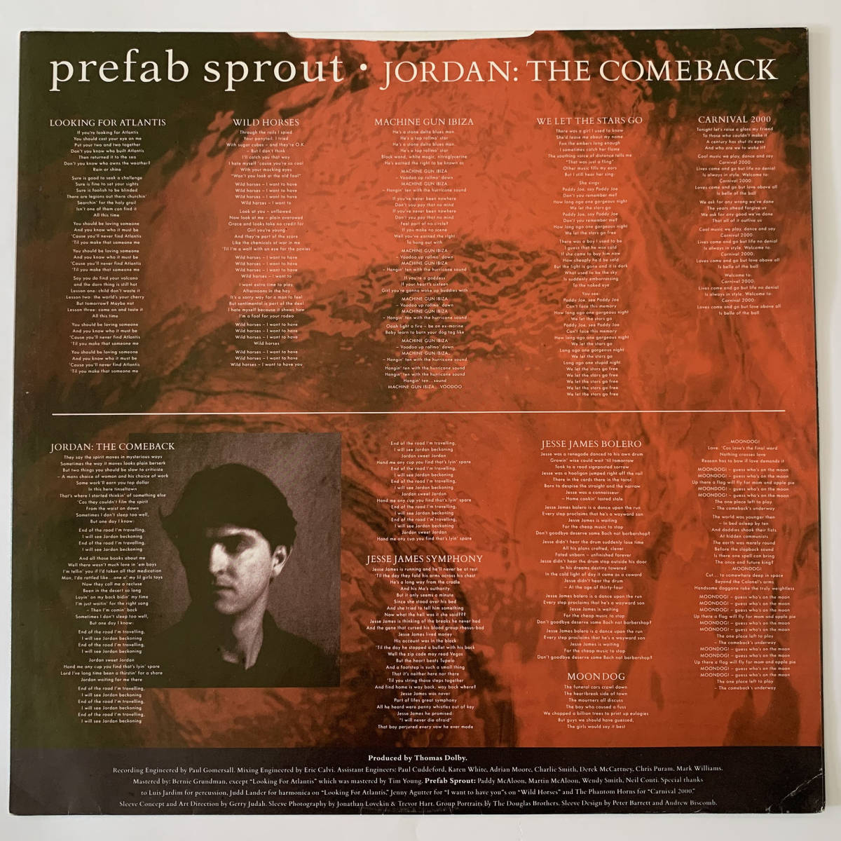 Prefab Sprout Jordan: The Comeback UKオリジナル レア－日本代購代