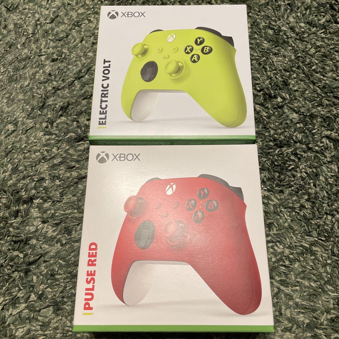 新品 xbox ワイヤレスコントローラー 2色セット まとめ売り_画像1