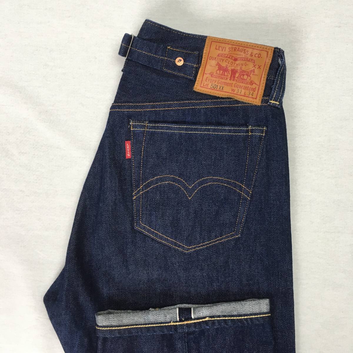 2022正規激安】 501XX LVC リーバイス LEVI'S 37501-0015 革パッチ