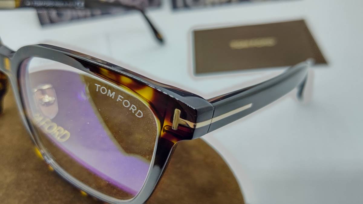 トムフォード 眼鏡 ブルーカットレンズ 送料無料 税込 新品 アジアンモデル TF5859-D-B 052 デミカラー_画像4