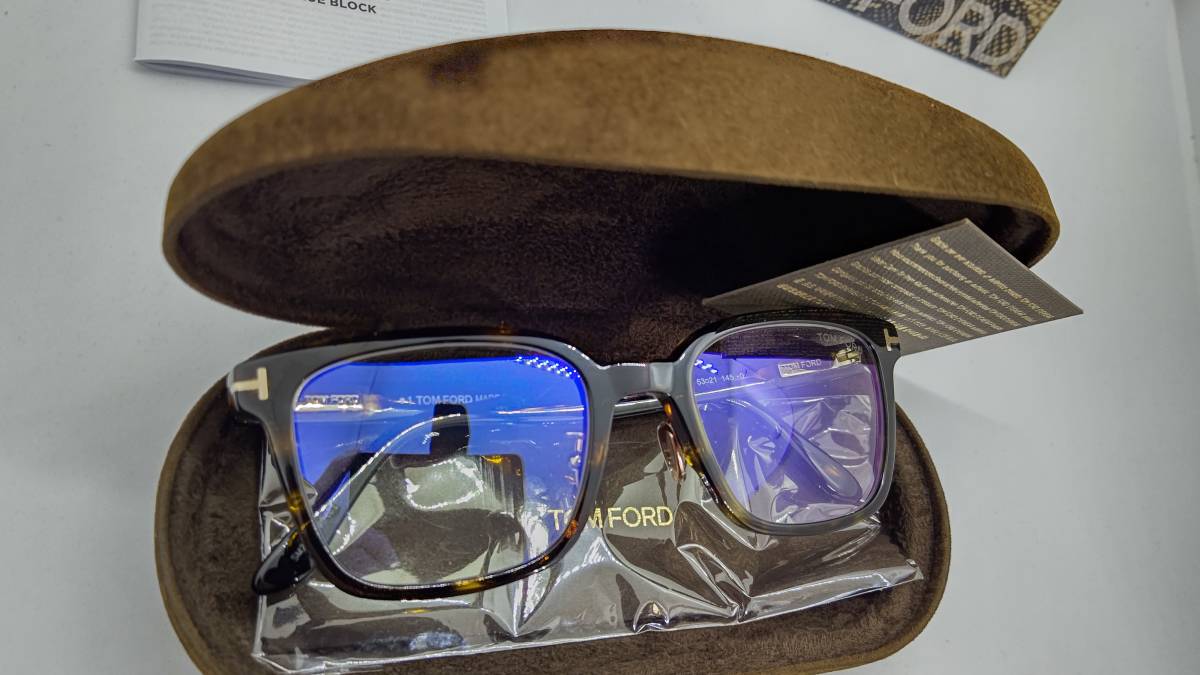 トムフォード 眼鏡 ブルーカットレンズ 送料無料 税込 新品 アジアンモデル TF5859-D-B 052 デミカラー_画像5