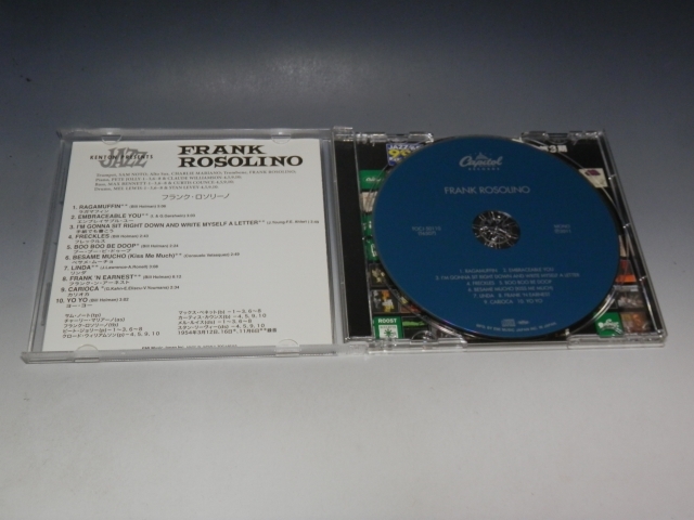 □ FRANK ROSOLINO フランク・ロソリーノ 帯付CD TOCJ-50110_画像4