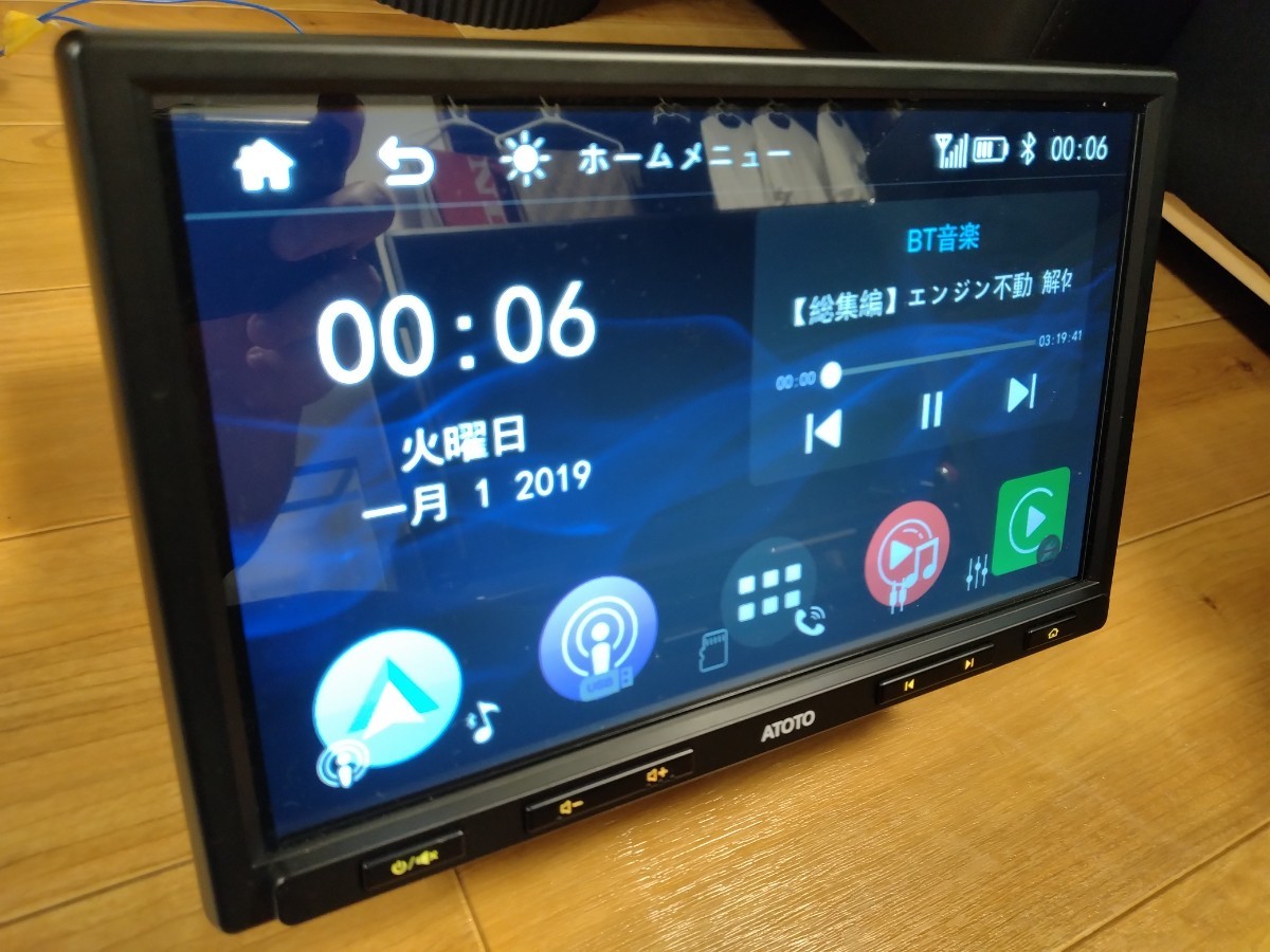 美品 ATOTO カーオーディオ ナビゲーション アンドロイド 10インチ