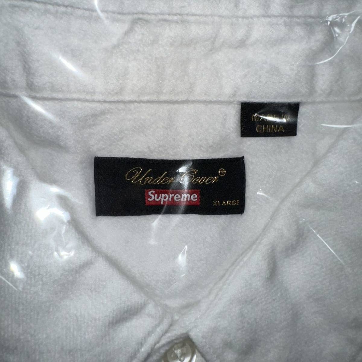 Supreme UNDERCOVER S/S Flannel Shirt XL White 23SS の商品詳細