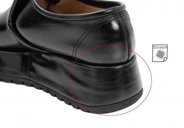  Comme des Garcons COMME des GARCONS platform leather shoes black 22 rank [ lady's ]