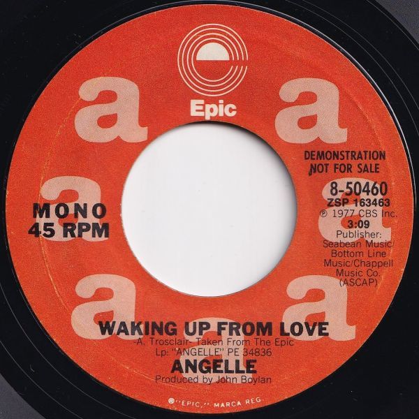 Angelle Waking Up From Love (Mono) / (Stereo) Epic US 8-50460 203304 SOUL ソウル レコード 7インチ 45_画像1