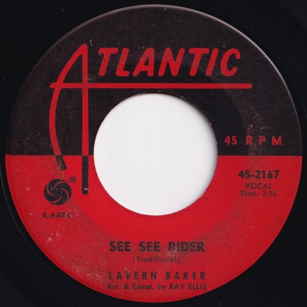 LaVern Baker See See Rider / The Story Of My Love Atlantic US 45-2167 203480 R&B R&R レコード 7インチ 45_画像1