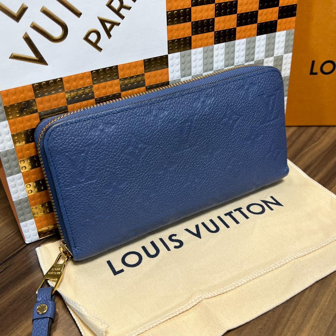 正規激安 ルイヴィトン VUITTON ☆美品☆LOUIS 長財布 ラウンドジップ