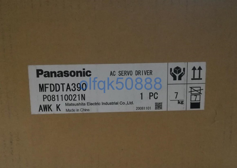 新品◆税込 東京発 代引可◆ PANASONIC/パナソニック サーボドライバー MFDDTA390【６ヶ月保証】_画像1