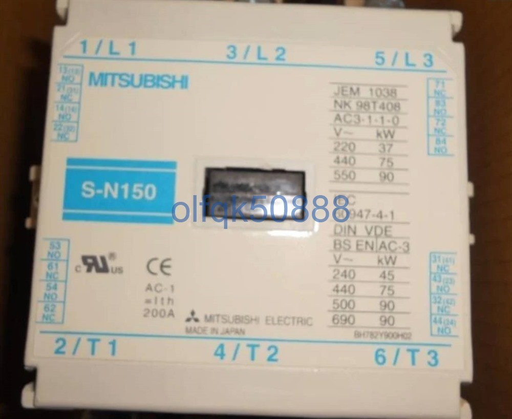 新品◇税込 東京発 代引可◇三菱電機 S-N150 AC100V 電磁接触 新品◇税込 東京発 代引可◇三菱電機 S-N150 AC100V 電磁接触