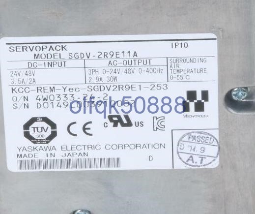 本格派ま! 新品【代引☆引取可 【6ヶ月保証】 SGDV-2R9E11A サーボ
