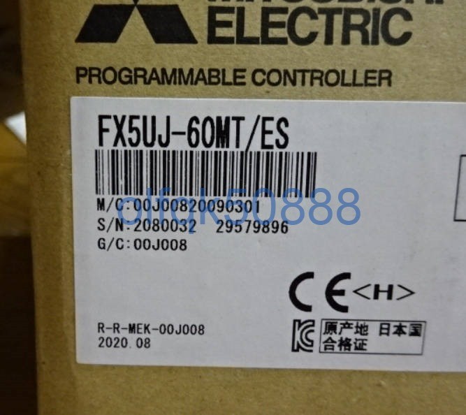 新品◆税込 東京発 代引可◆MITSUBISHI/三菱 シーケンサ FX5UJ-60MT/ES　【６ヶ月保証】_画像1