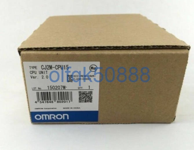 新品◆税込 東京発 代引可◆ OMRON/オムロン CJ2M-CPU15 CPUユニット【６ヶ月保証】