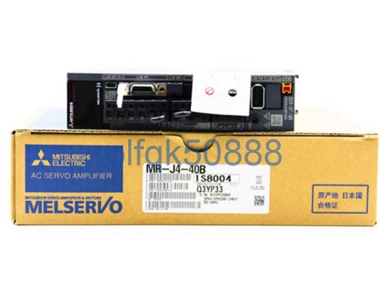 新品◇税込 東京発 代引可◇ MITSUBISHI/三菱 MR-J4-40B【6ヶ月 新品◇税込 東京発 代引可◇ MITSUBISHI/三菱 MR-J4-40B【6ヶ月