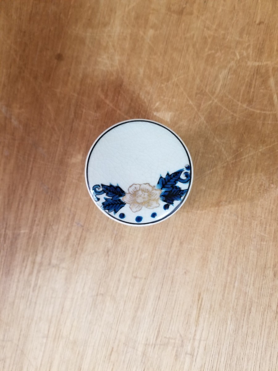 九谷焼　白峯　茶壷　茶入れ　茶筒　茶器　茶道具　昭和_画像2