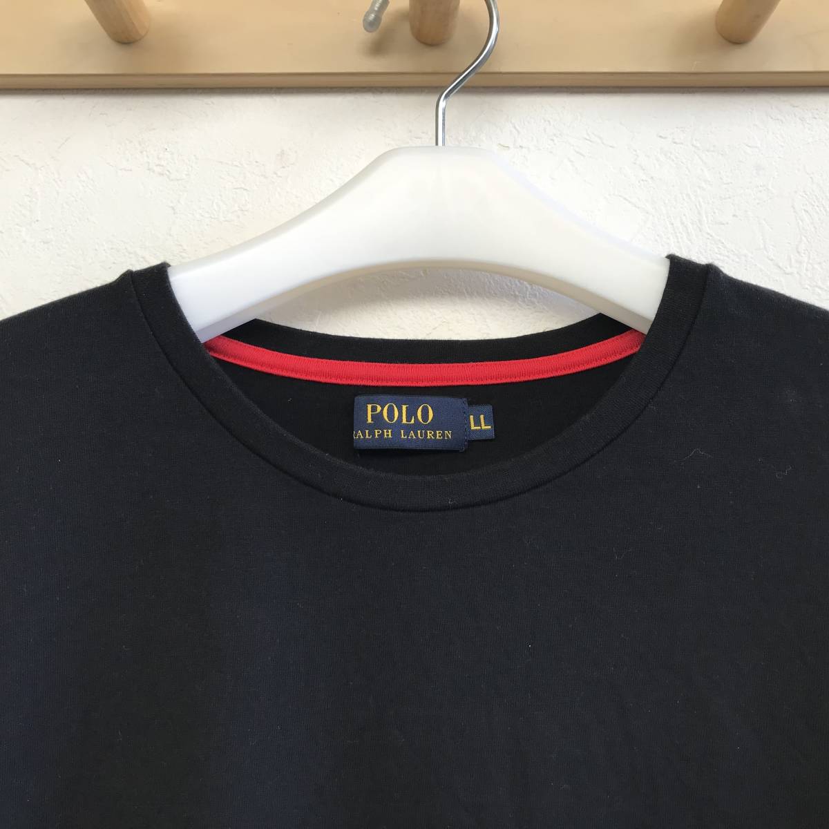 POLO RALPH LAUREN ポロ ラルフローレン 正規品 メンズ レーヨンブレンド 柔らか半袖Tシャツ 美品 size LL_画像3