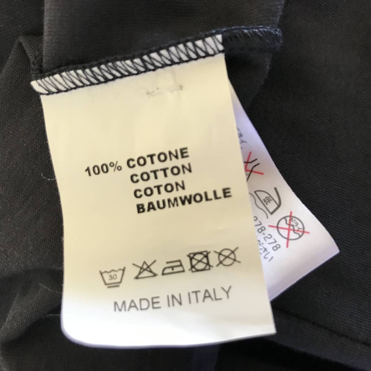 ETRO Milano エトロ イタリア製 正規品 新品タグ付き メンズ ドラゴン柄アップリケ 半袖Tシャツ size L_画像9