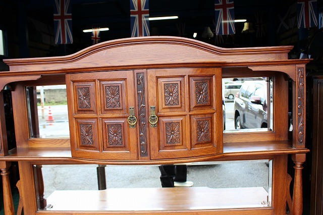  イギリスアンティーク家具 ミラーバック/サイドボード ドレッサー カップボード サイドボード アンティークサイドボード 英国製 r-174_画像5