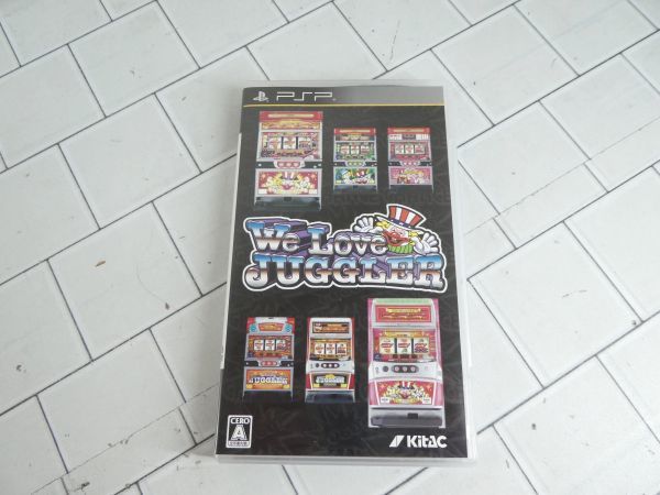 PSP We Love JUGGLER ウィー・ラヴ・ジャグラー ケース 取説付 美品　m