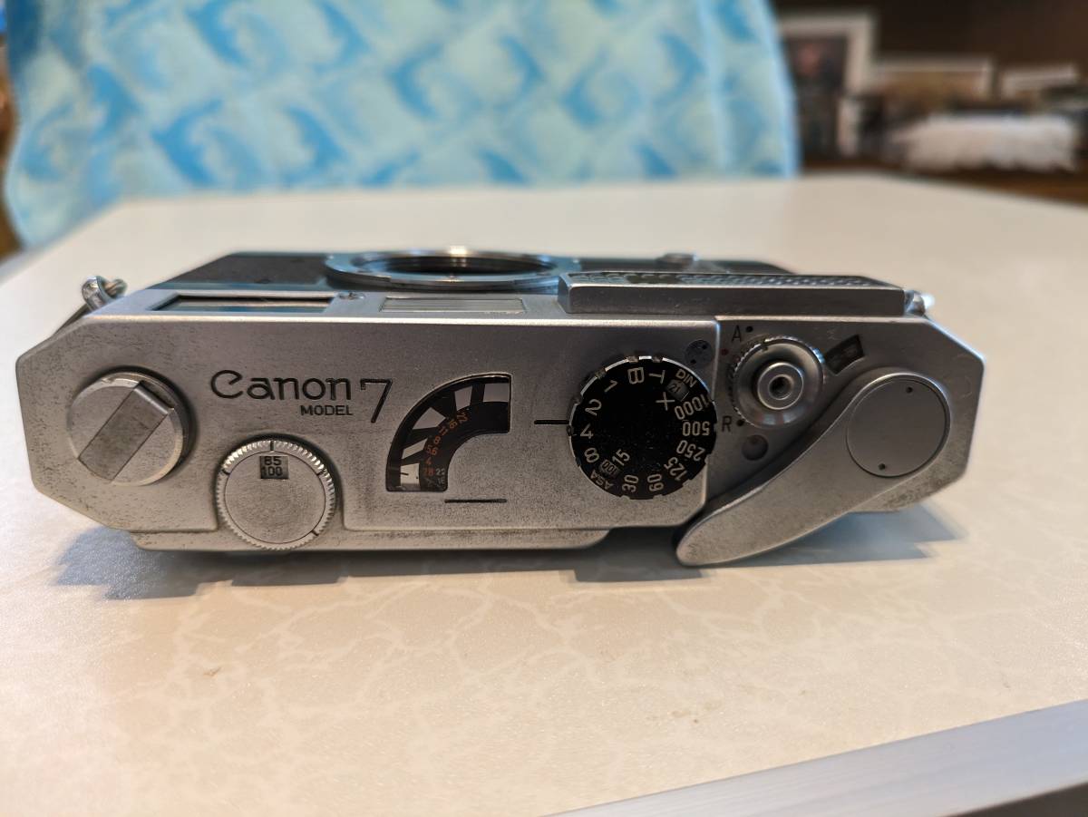 【ジャンク】　Canon Model 7 Rangefinder 35mm Film Camera　レンジファインダー　フィルム　カメラ_画像5