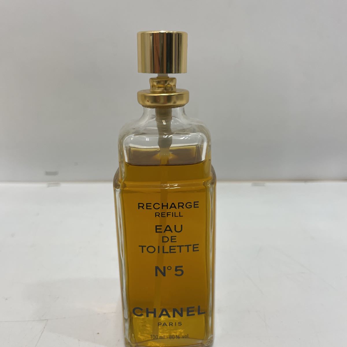 CHANEL シャネル №5 オードゥ トワレット ドルックス ヴァポリザター 100ml 香水 残量9割　レディース 箱付き シャネル香水_画像3