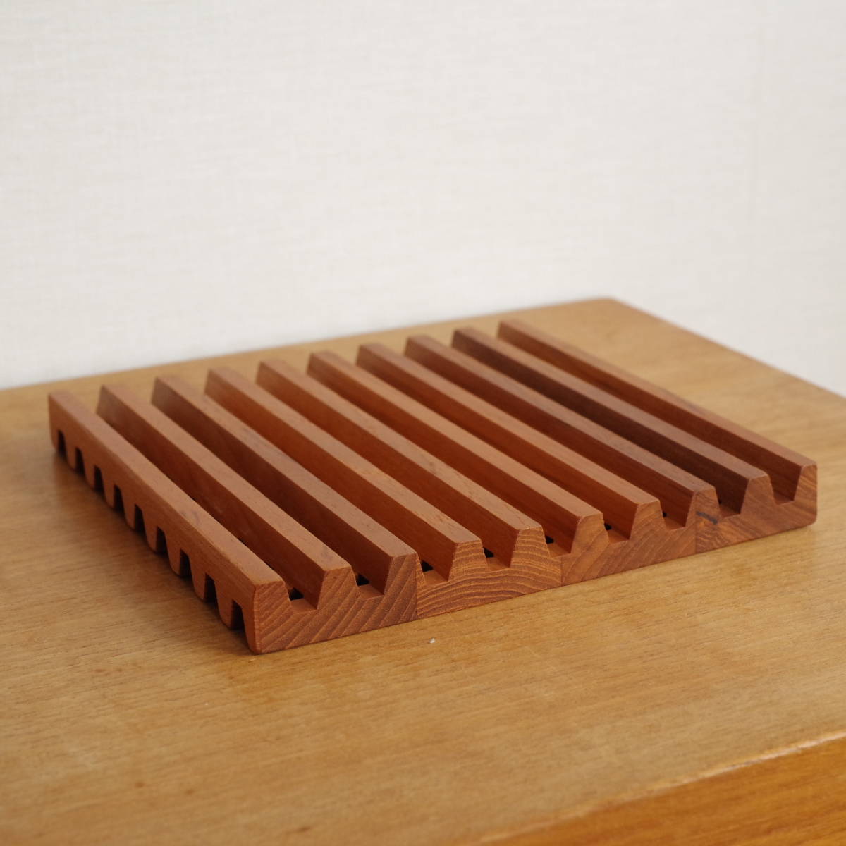 ビンテージ】 Digsmed デンマーク Denmark チーク Teak 鍋敷き ビンテージ】 Digsmed デンマーク Denmark チーク Teak 鍋敷き