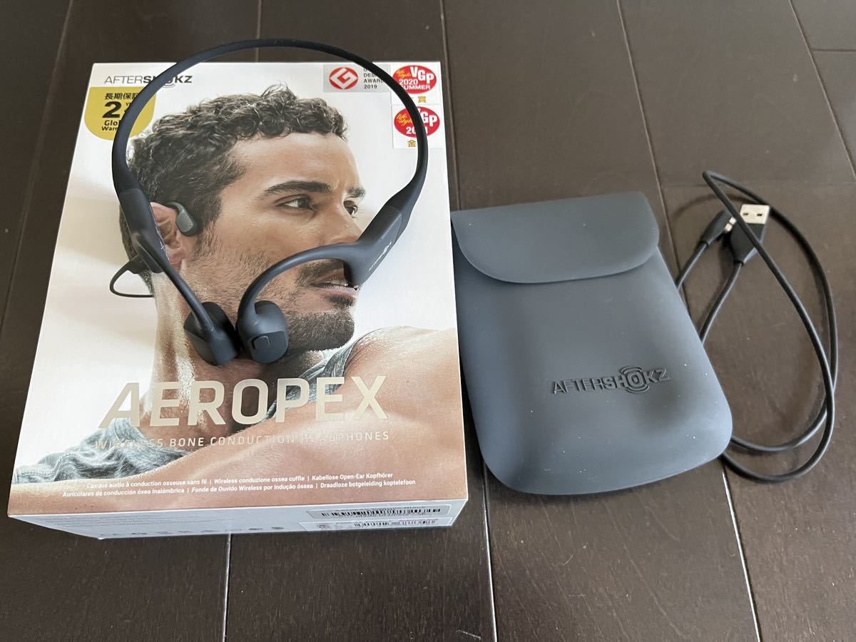 クリスマス特集2022 AfterShokz Aeropex 骨伝導 ワイヤレス ヘッドホン