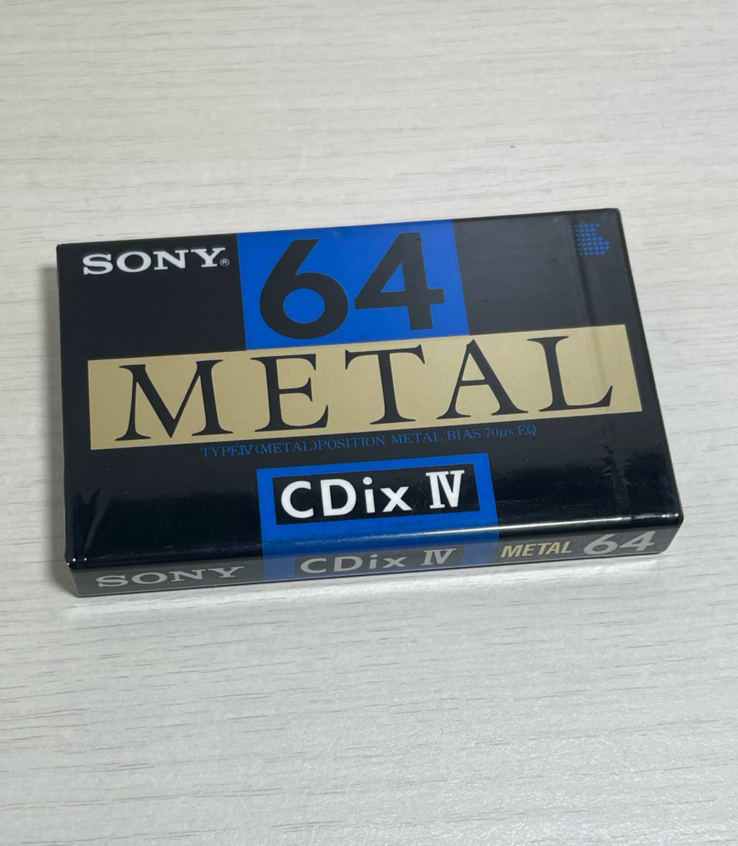 【即決 送料無料 匿名配送】SONY METAL CDix Ⅳ 64 ソニー カセットテープ メタル 【未開封】新品