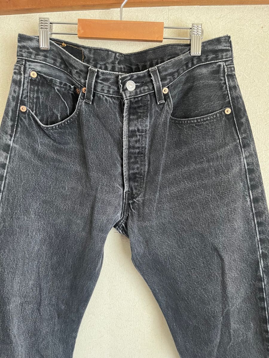 90s Levi'sリーバイス501ブラックデニム USA製|PayPayフリマ