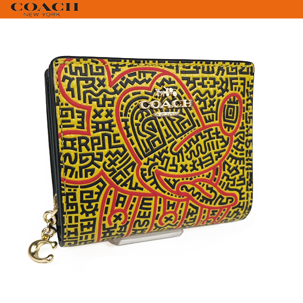 国内発送 コーチ 【訳あり】COACH x 新品 C7446 ウォレット ミッキー