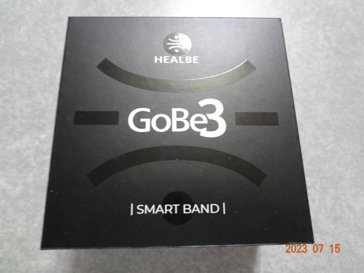 代引き人気 HEALBE スマートウォッチ ブラック スマートバンド GoBe3 スマートウォッチ本体