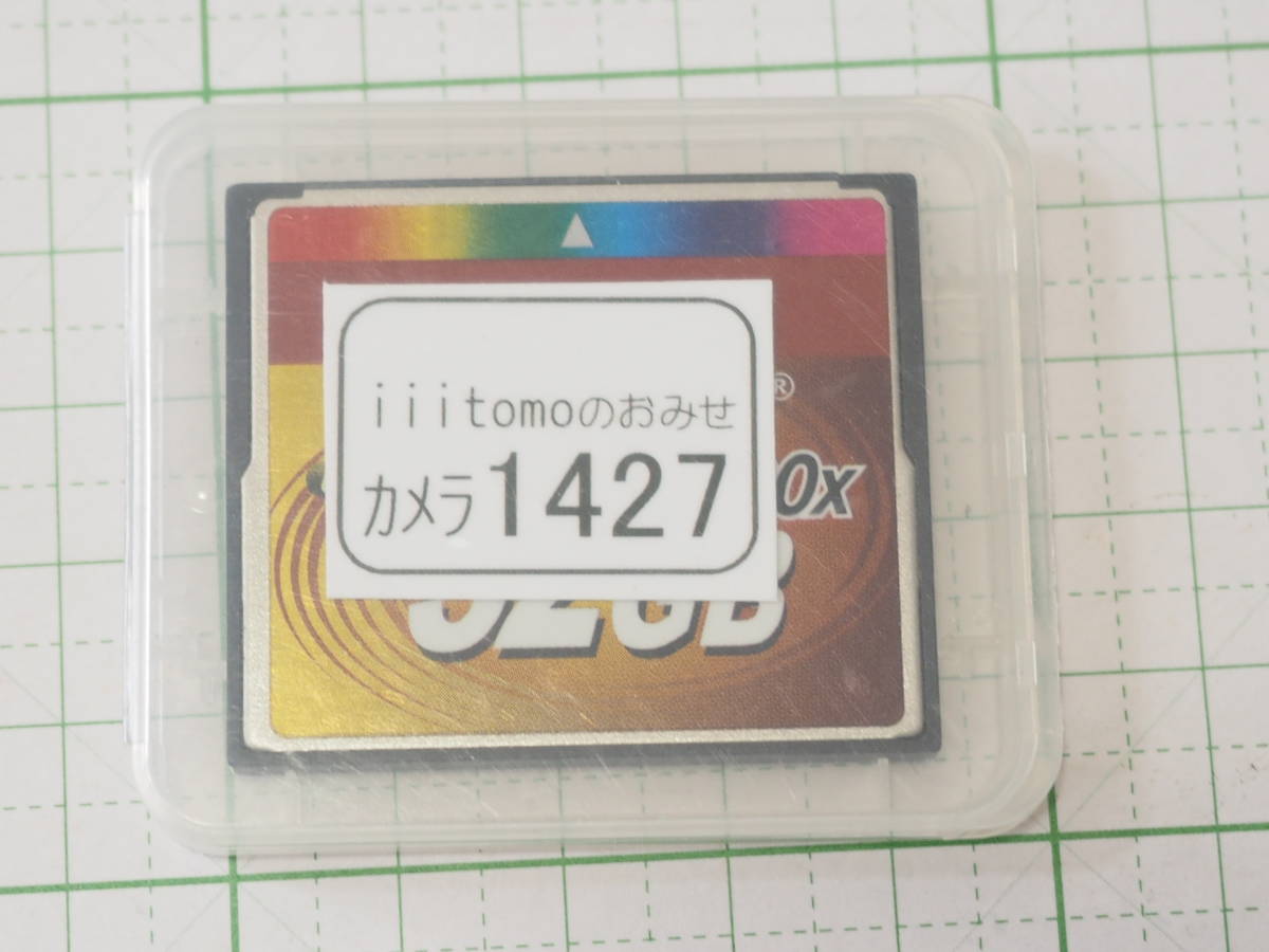 ◆カメラ1427◆ コンパクトフラッシュ（CFカード）32GB　600x（600倍速）（作動OK） Transcend トランセンド Used ～iiitomo～_画像5