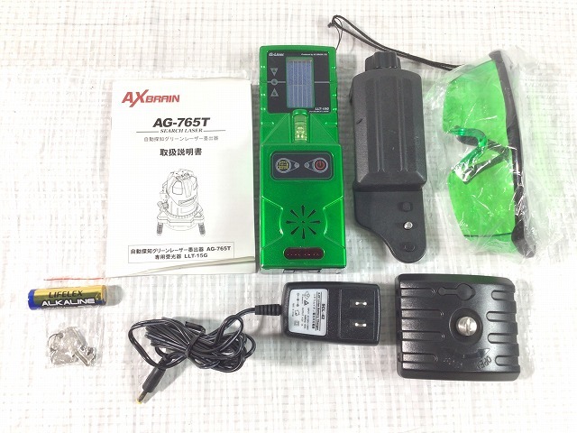 ☆美品☆ AXBRAIN アックスブレーン 自動探知式グリーンレーザー墨出し