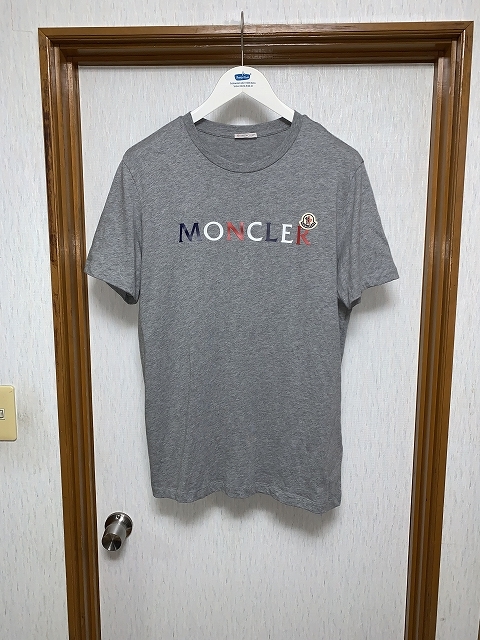 L 新品同様 2022 MONCLER ロゴ Tシャツ