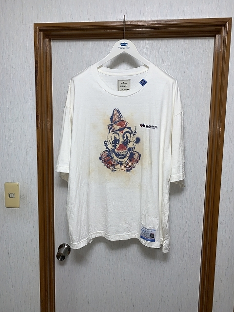 50 beautiful goods 23AW MAISON MIHARA YASUHIRO Clown Printed T-shirt 