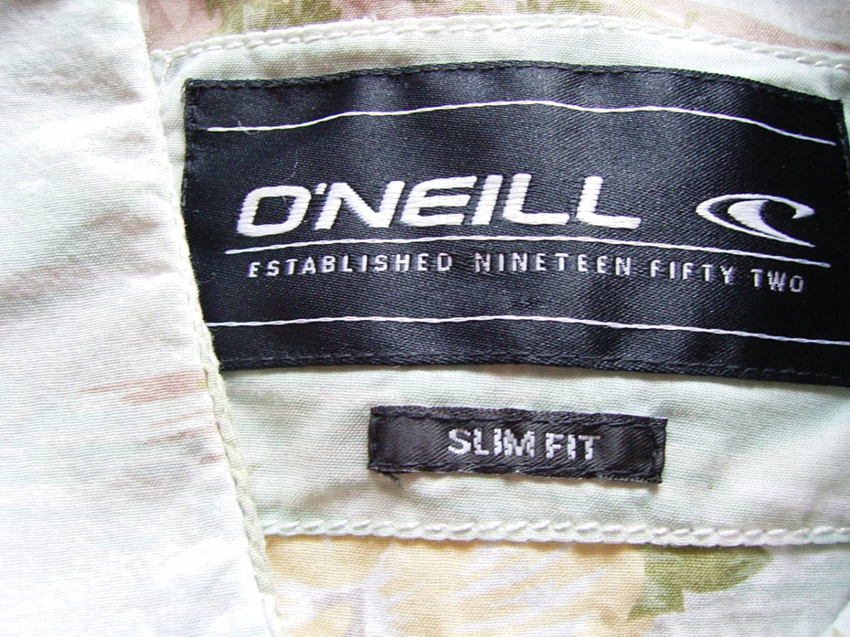 美品　オニール　O'NEILL　SLIMFITT　コットンシャツ_画像4