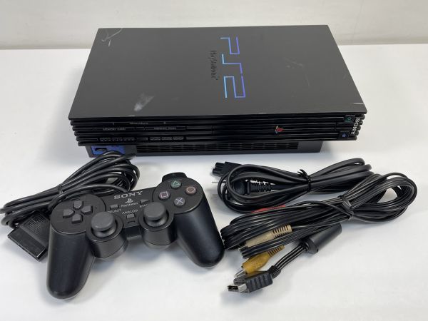 美品本体 プレイステーション2 SONY PS2 PlayStation2 プレステ2 ソニー ブラック SCPH-30000 動作確認済　H13402