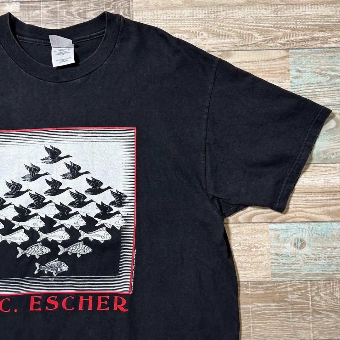 M.C. ESCHER L エッシャー 騙し絵 Tシャツ 菅田将暉 着画有り-