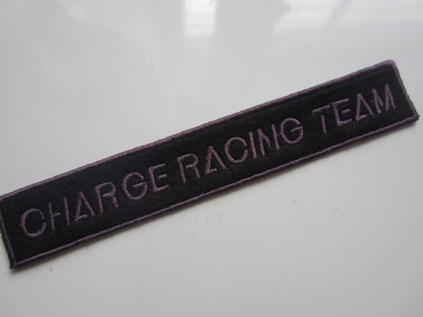 CHARGE RACING TEAM チャージレーシングチーム F1 紫 ワッペン/レナウン マツダ 自動車 バイク レーシング スポンサー ⑨111_画像2