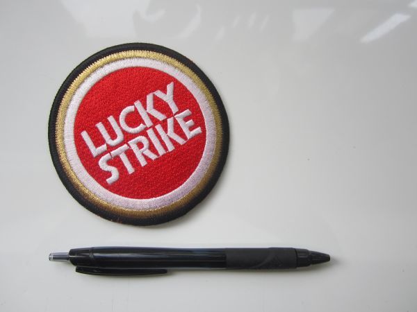 LUCKY STRIKE ラッキーストライク タバコ ロゴ バイク F1 レーシング ワッペン/自動車 バイク 整備士 スポンサー ① 100_画像7