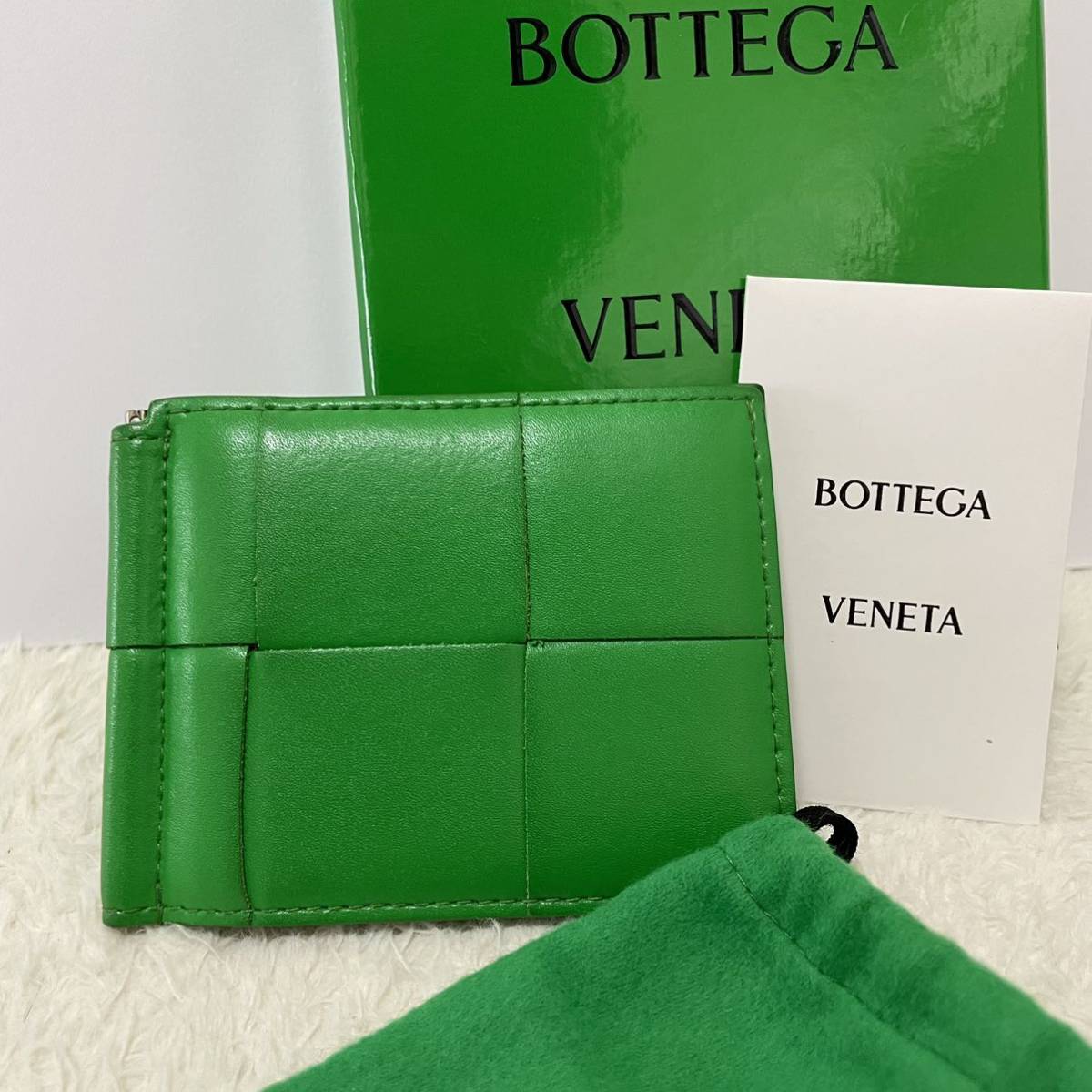 未使用級✨ BOTTEGA VENETA マネークリップ カセット イントレ