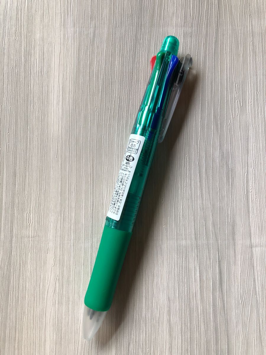 ゼブラ 多機能油性ボールペン クリップ-オン マルチ 緑 （黒・青・赤・緑） 0.7mm B4SA1