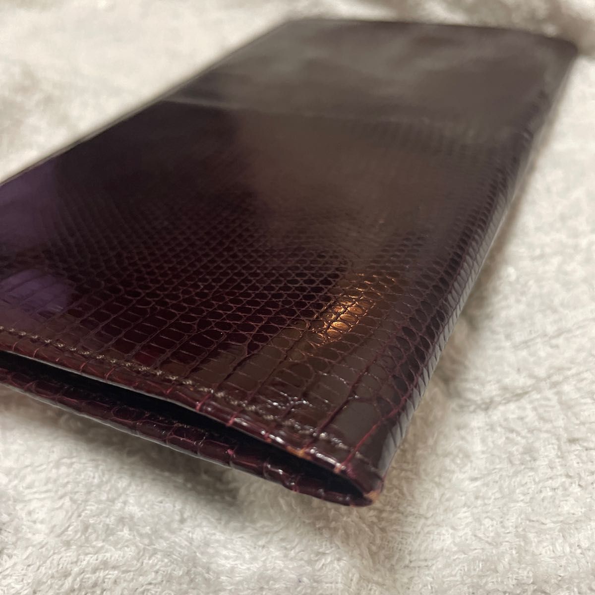 本物 カルティエ Cartier 長財布 リザード 札入れ カルティエ財布　カルティエ　財布　ウォレット　wallet