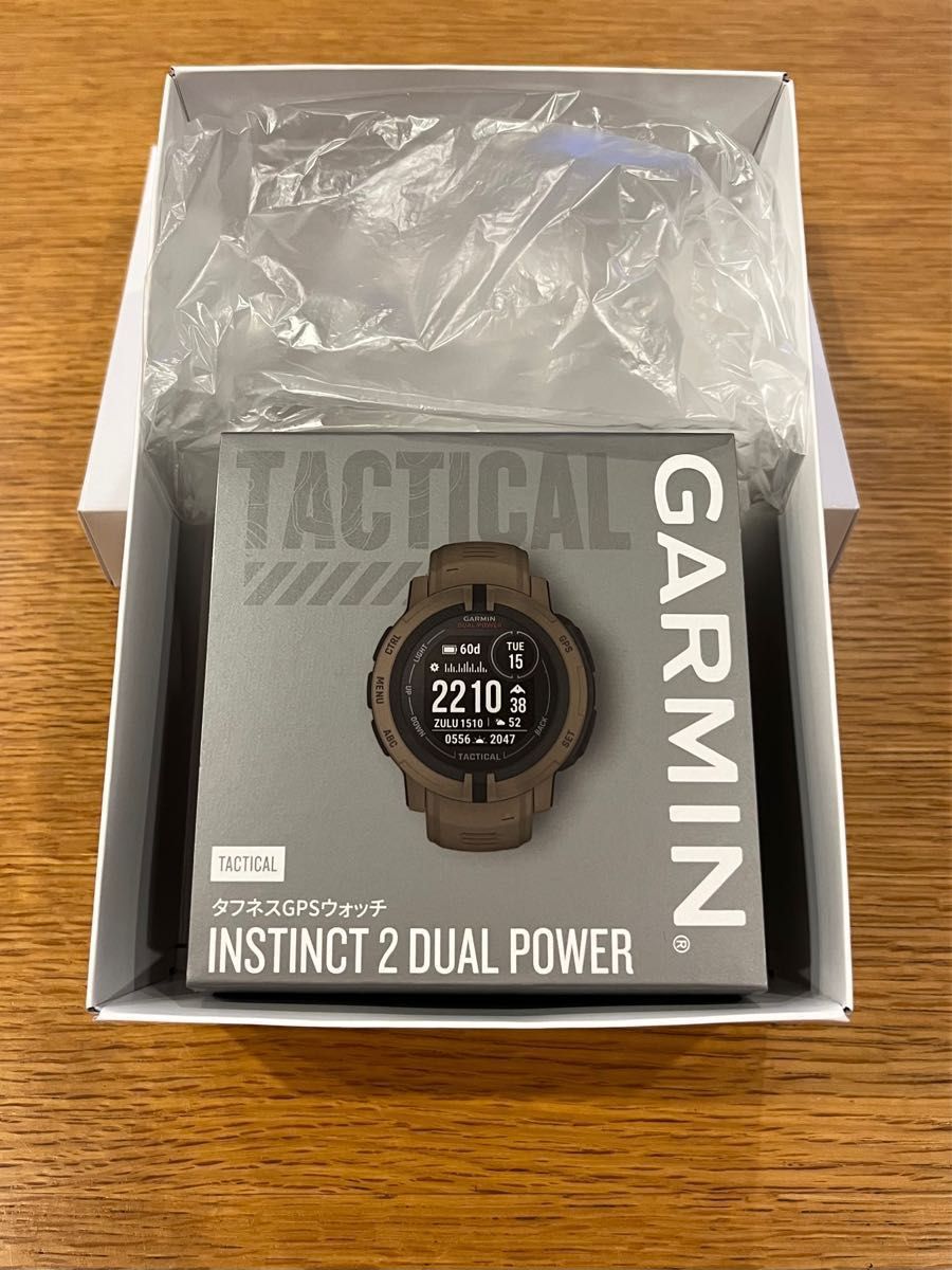 最終値下げ GARMIN Instinct2 Dual Power Tactical Edition Coyote Tan