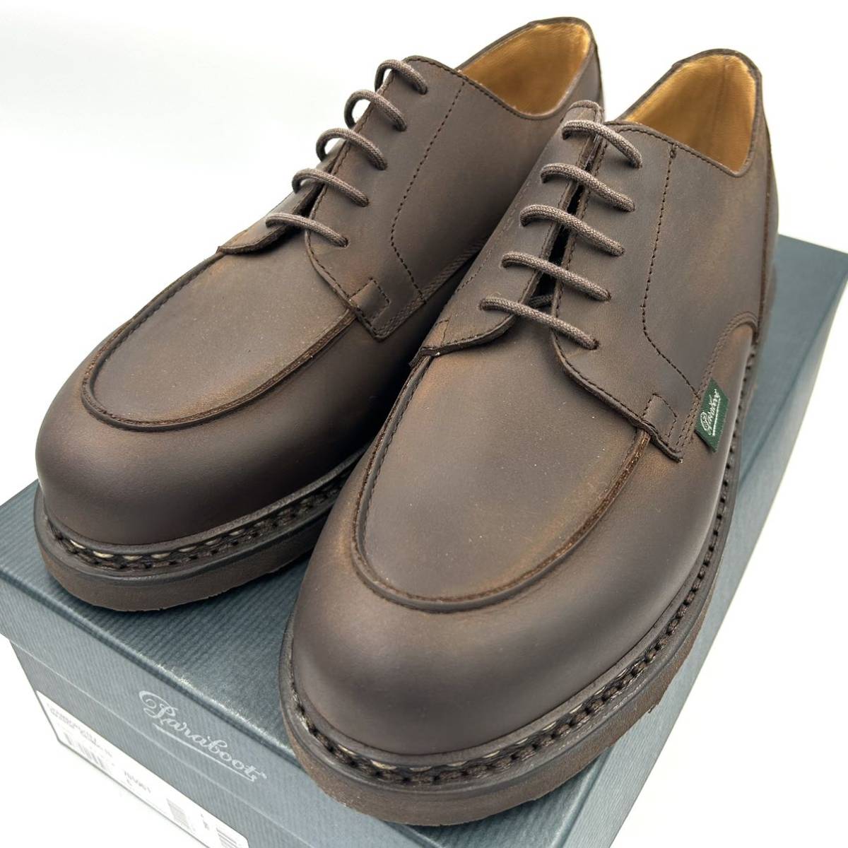 良品】Paraboot パラブーツ シャンボード 7 1/2 ブラック-